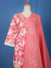 Pink Floral Design Printed Cotton Salwar Suit - Diadem
