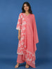 Pink Floral Design Printed Cotton Salwar Suit