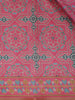 Pink Floral Designed Semi Silk Saree - Diadem