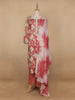 Pink Floral Designed Cotton Salwar Suit - Diadem