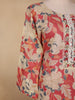 Pink Floral Designed Cotton Salwar Suit - Diadem
