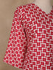 Pink Floral Designed Cotton Salwar Suit - Diadem