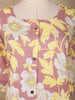 Pink Floral Designed Cotton Salwar Suit - Diadem