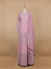 Pink Floral Designed Georgette Gown - Diadem