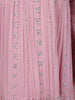 Pink Floral Designed Georgette Gown - Diadem