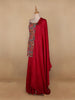 Pink Floral Designed Georgette Sharara Salwar Suit