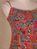 Pink Floral Designed Georgette Sharara Salwar Suit