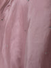 Pink Floral Designed Organza Bridesmaid Lehenga