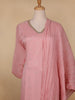 Pink Floral Designed Organza Salwar Suit - Diadem
