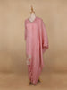 Pink Floral Designed Organza Salwar Suit - Diadem