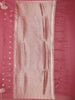 Pink Floral Designed Semi Silk Fancy Saree