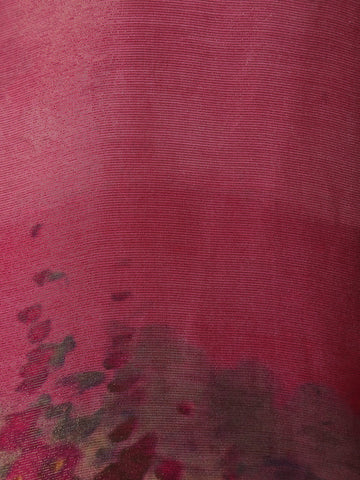 Pink Floral Designed Shimmer Straight Cut Salwar Suit - Diadem