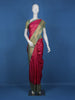 Pink Floral Designed Soft Silk Saree - Diadem