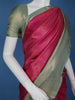 Pink Floral Designed Soft Silk Saree - Diadem