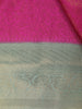 Pink Floral Designed Soft Silk Saree - Diadem