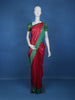Pink Floral Designed Soft Silk Saree - Diadem
