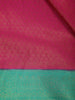 Pink Floral Designed Soft Silk Saree - Diadem