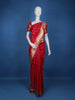 Pink Floral Designed Soft Silk Saree - Diadem