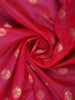 Pink Floral Designed Soft Silk Saree - Diadem
