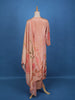 Pink Floral Designed Tissue Silk Salwar Suit - Diadem