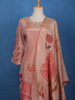 Pink Floral Designed Tissue Silk Salwar Suit - Diadem