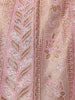 Pink Floral Embroidered Banarasi Silk Lehenga for Brides - Diadem