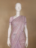 Pink Floral Embroidered Sequin Georgette Saree - Diadem