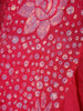 Pink Floral Embroidery Georgette Ready To Wear Saree with Designer Blouse