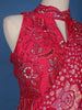 Pink Floral Embroidery Georgette Ready To Wear Saree with Designer Blouse