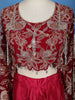 Pink Floral Embroidery Lehenga for Bridesmaid