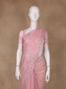 Pink Floral Sequin Embroidered Organza Designer Saree - Diadem