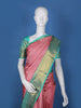 Pink Floral Woven Pure Kanchipuram Silk Saree - Diadem