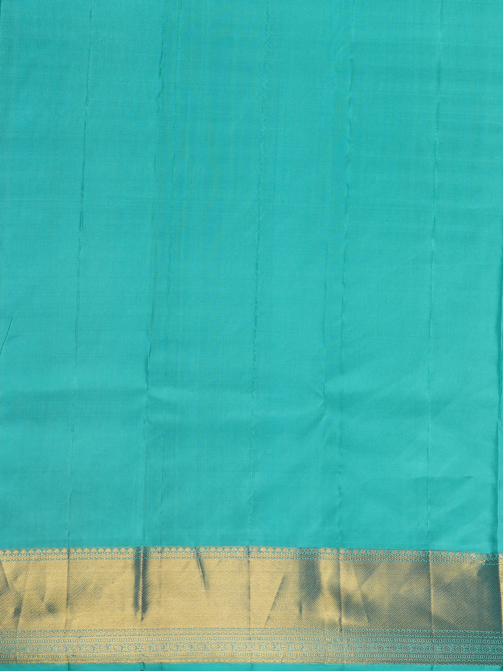 Pink Floral Woven Pure Kanchipuram Silk Saree - Diadem