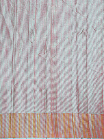 Pink Floral Woven Pure Kanchipuram Silk Saree - Diadem