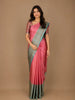 Pink Floral Woven Pure Kanchipuram Silk Saree