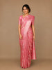 Pink Floral Woven Pure Kanchipuram Silk Saree