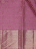 Pink Floral Woven Pure Kanchipuram Silk Saree - Diadem