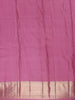 Pink Floral Woven Pure Kanchipuram Silk Saree - Diadem