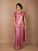 Pink Floral Woven Pure Kanchipuram Silk Saree