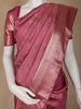 Pink Floral Woven Pure Kanchipuram Silk Saree - Diadem