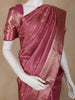 Pink Floral Woven Pure Kanchipuram Silk Saree - Diadem