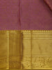 Pink Floral Woven Pure Kanchipuram Silk Saree - Diadem