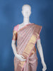 Pink Floral Woven Pure Kanchipuram Silk Saree - Diadem