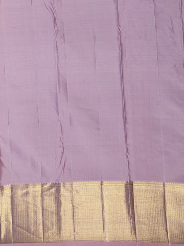 Pink Floral Woven Pure Kanchipuram Silk Saree - Diadem