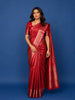 Pink Floral Woven Pure Kanchipuram Silk Saree