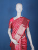 Pink Floral Woven Pure Kanchipuram Silk Saree - Diadem