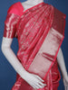 Pink Floral Woven Pure Kanchipuram Silk Saree - Diadem