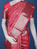 Pink Floral Woven Pure Kanchipuram Silk Saree - Diadem