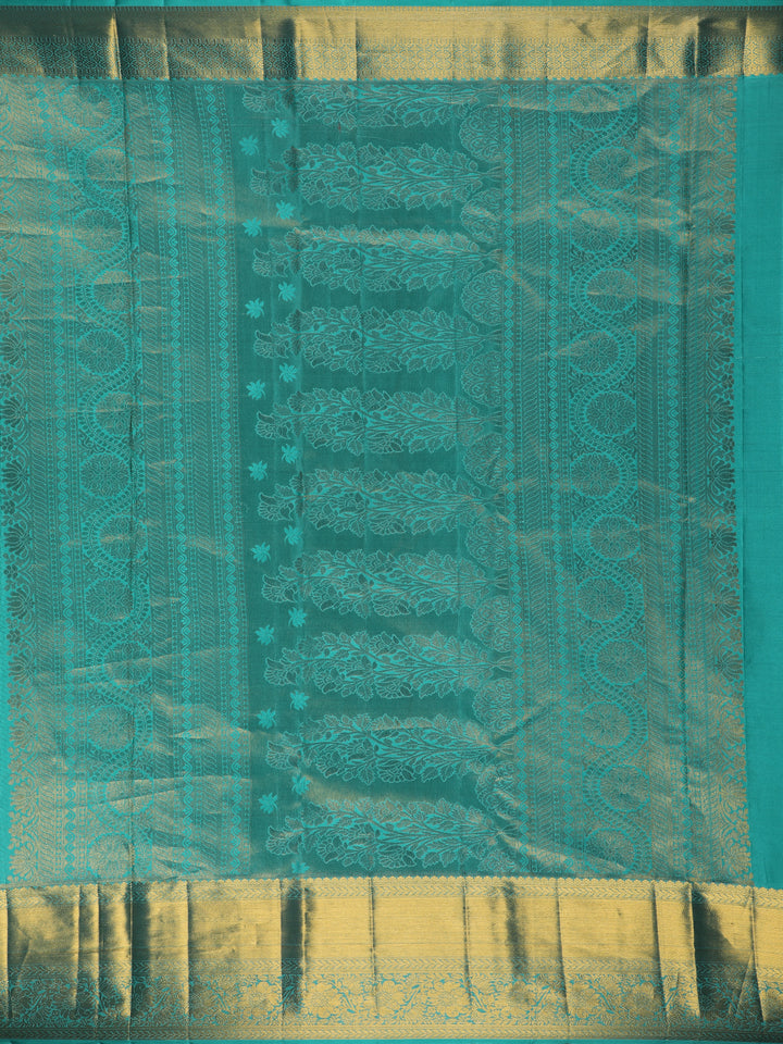 Pink Floral Woven Pure Kanchipuram Silk Saree - Diadem