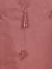 Pink Floral Designed Cotton Salwar Suit - Diadem